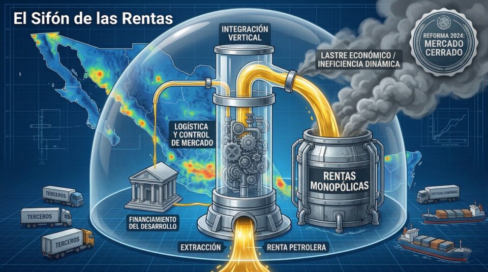 Rentas petroleras, rentas monopólicas y algunos efectos de la integración vertical de Pemex